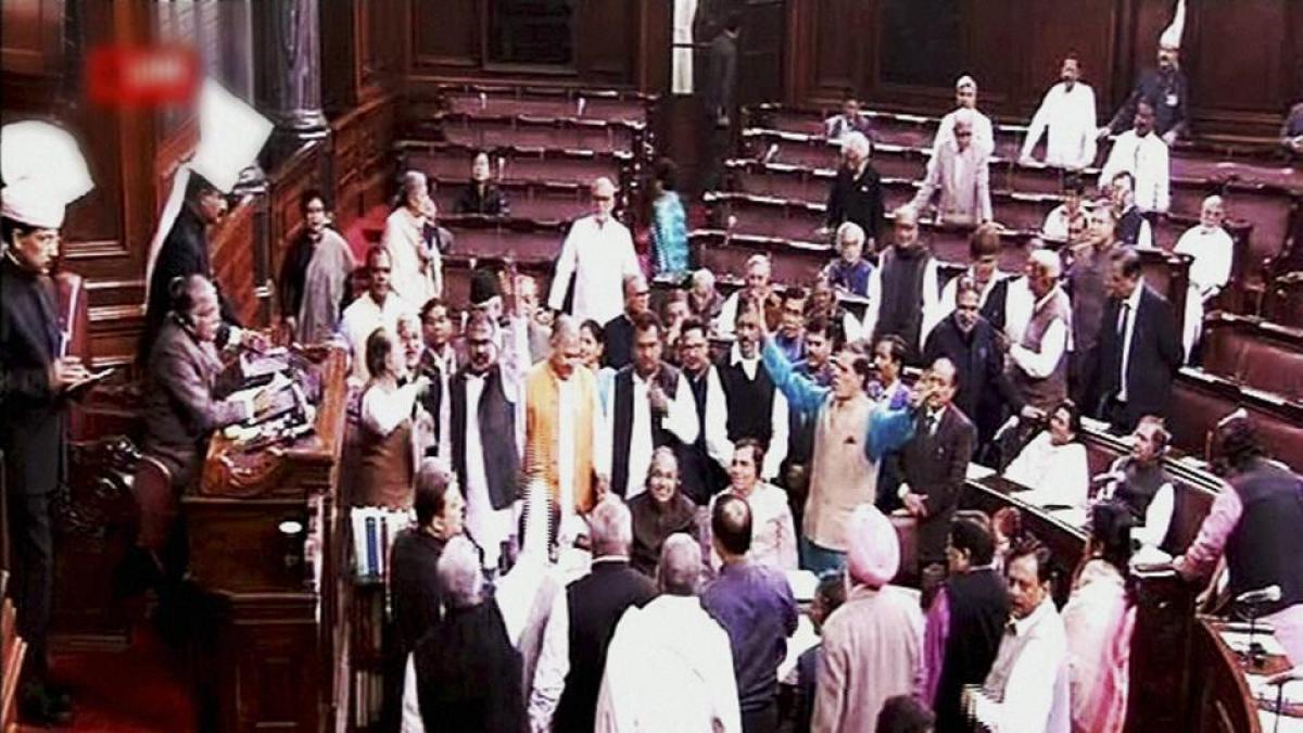 Rajya Sabha repeatedly adjourned over currency note row